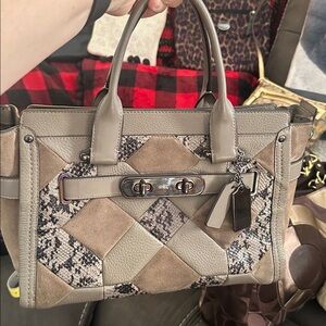 Coach Patchwork Swagger 27 Satchel / Crossbody EUC
